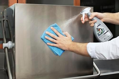 Cif Professional 7518294 - Detergente per bancone e cucina in acciaio inox, senza profumo, 0,75 l
