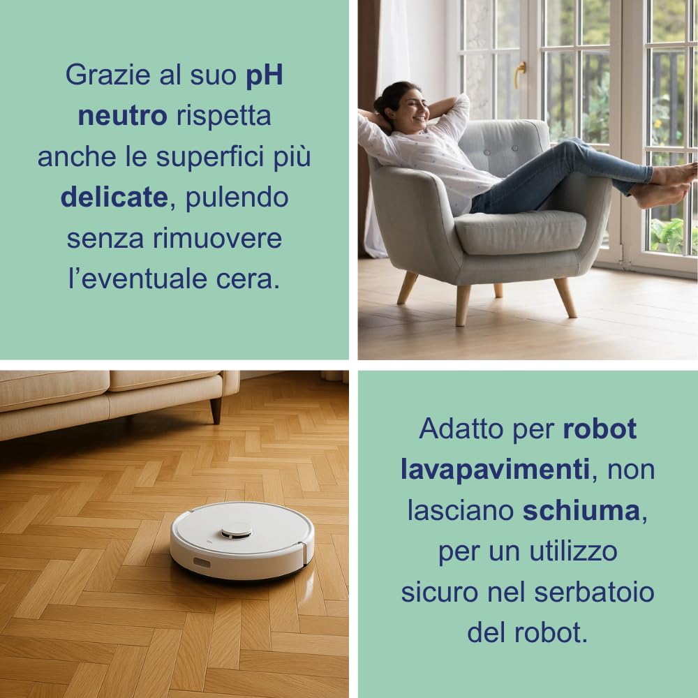 Nuncas Pavimenti Profumati - Detergente Pavimenti - Agrumi - 1000ml