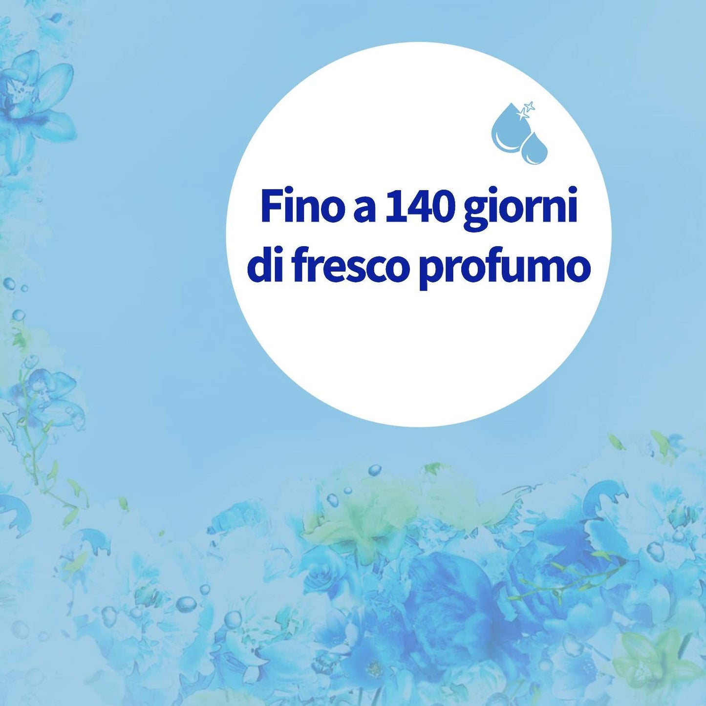 Vernel Blu Oxygen Ammorbidente Lavatrice Concentrato Profumato, Intensa Freschezza e Morbidezza, 8 x 52 Lavaggi