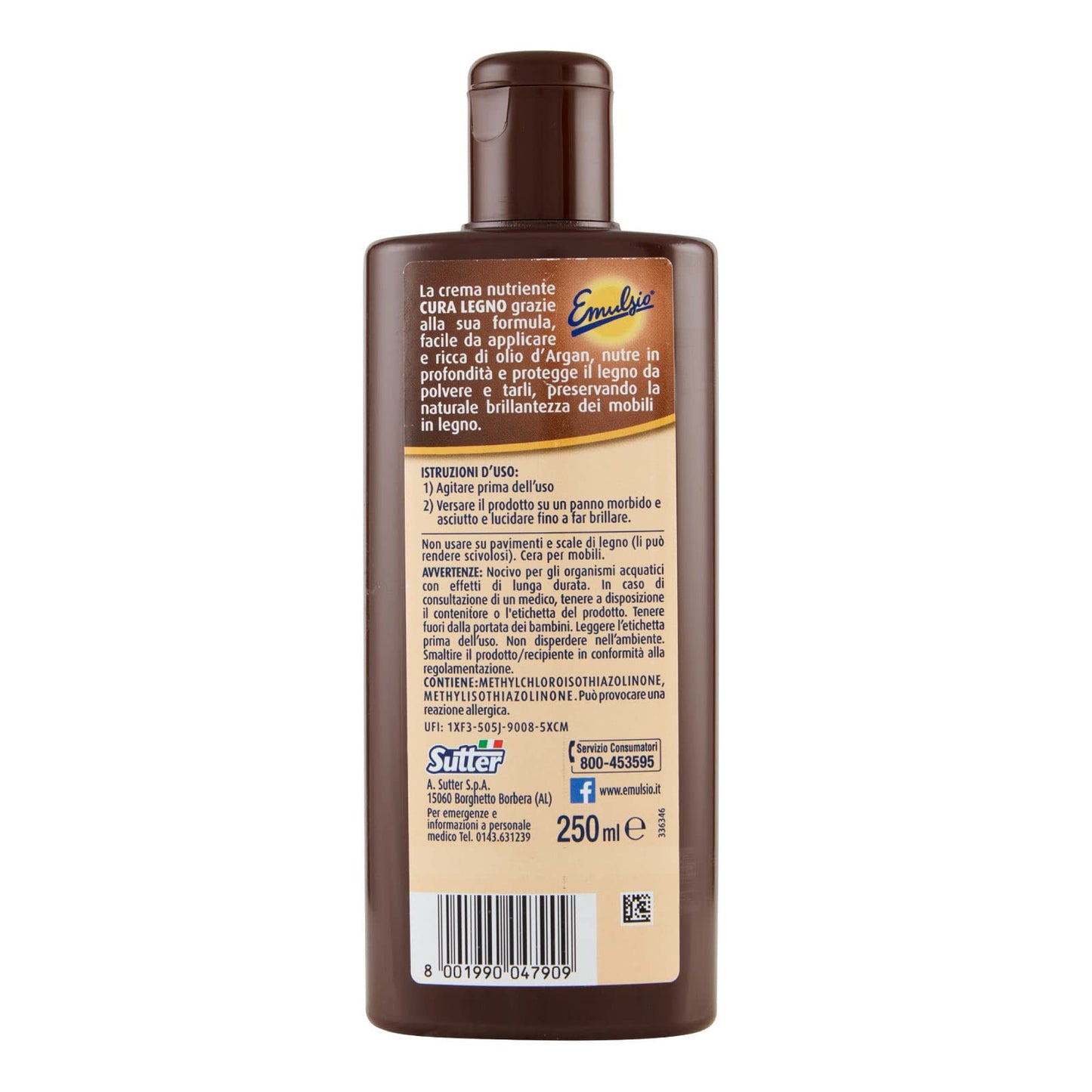 Emulsio 0283413 Curalegno, 250 ml