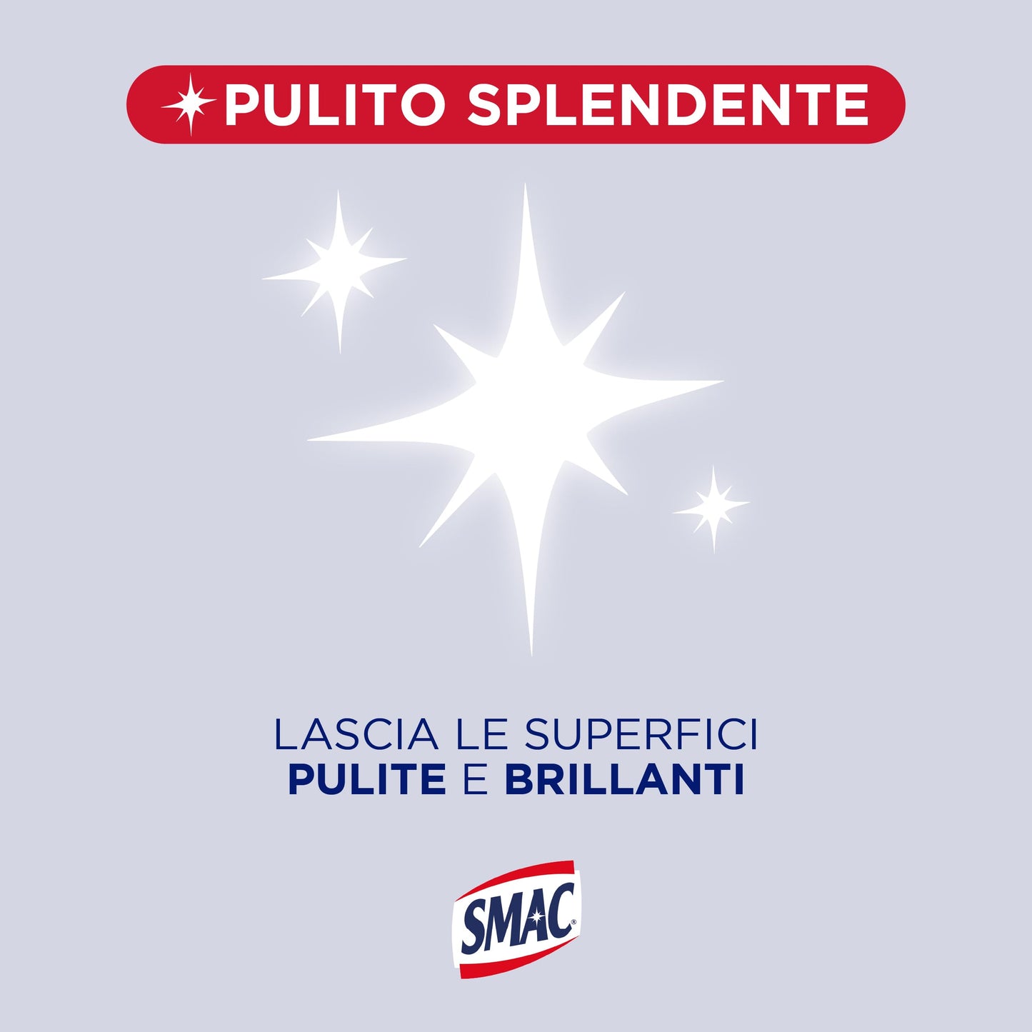 Smac - Sgrassatore Spray per Superfici Moderne e Delicate, Detergente per Casa e Cucina, 500 ml x 4
