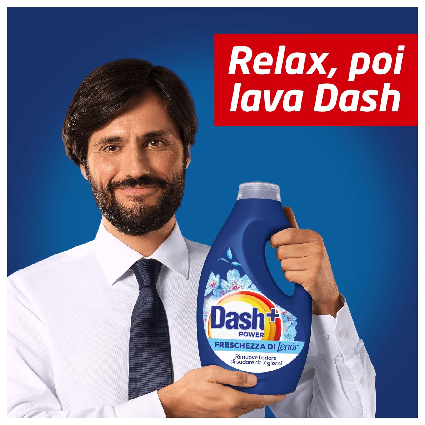 Dash Power Detersivo Liquido Lavatrice, 92 Lavaggi (4x23), Freschezza Di Lenor, Risveglio Primaverile, rimuove addirittura gli odori di sudore vecchi di 7 giorni, per una pulizia impeccabile