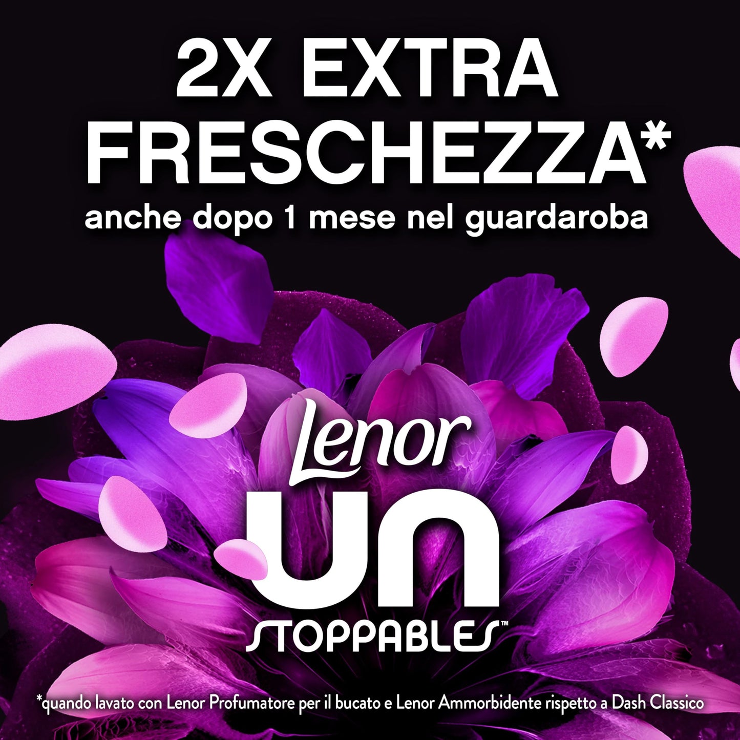Lenor Profumatore Bucato Lavatrice Unstoppables Freschezza Floreale, Mega Pacco 6 x 270 g