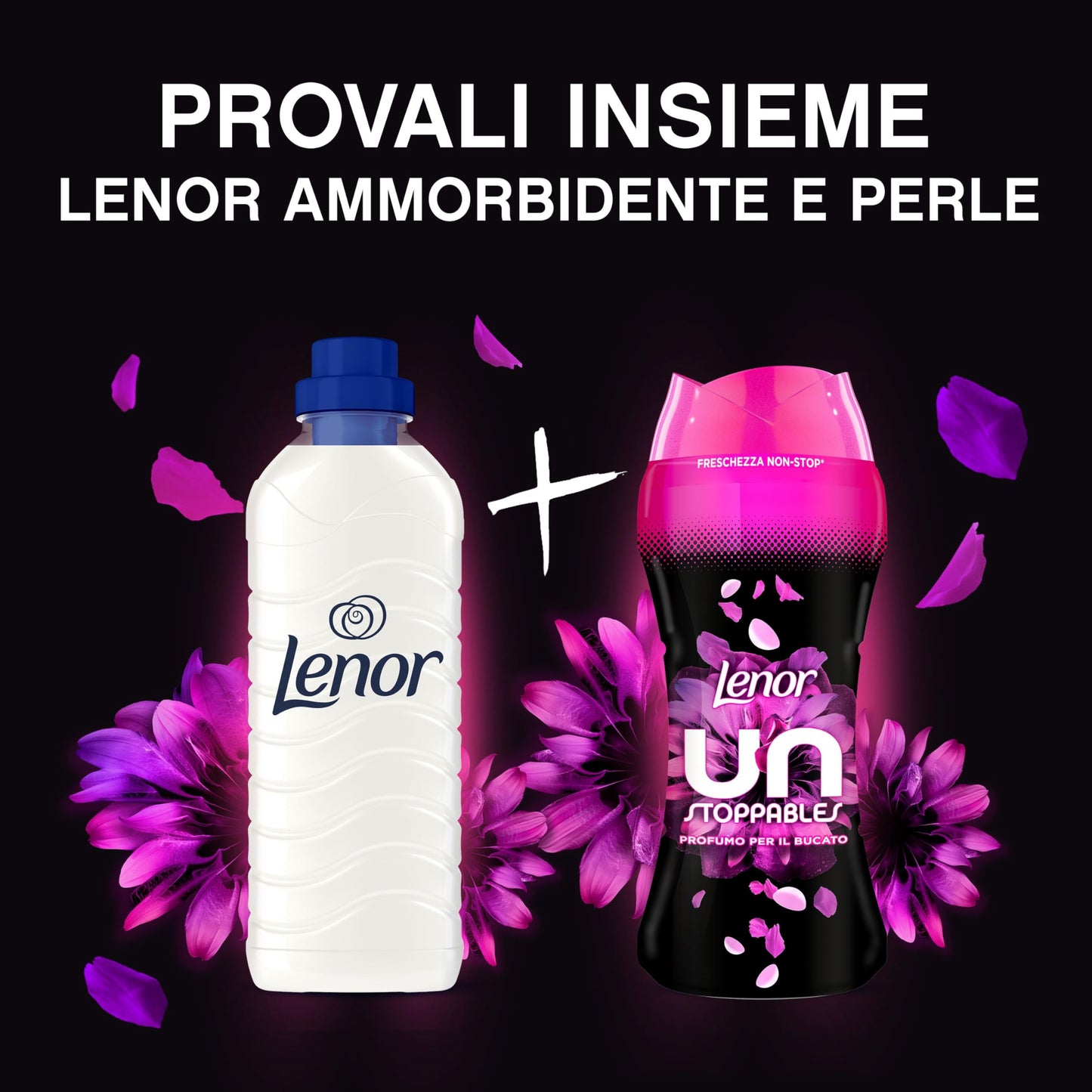 Lenor Profumatore Bucato Lavatrice Unstoppables Freschezza Floreale, Mega Pacco 6 x 270 g